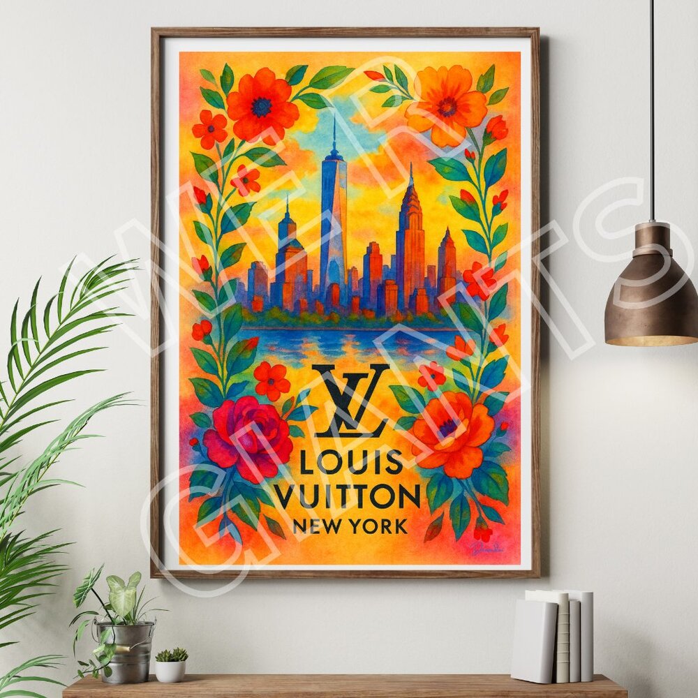 Louis Vuitton Luxury 24x36 Art Print